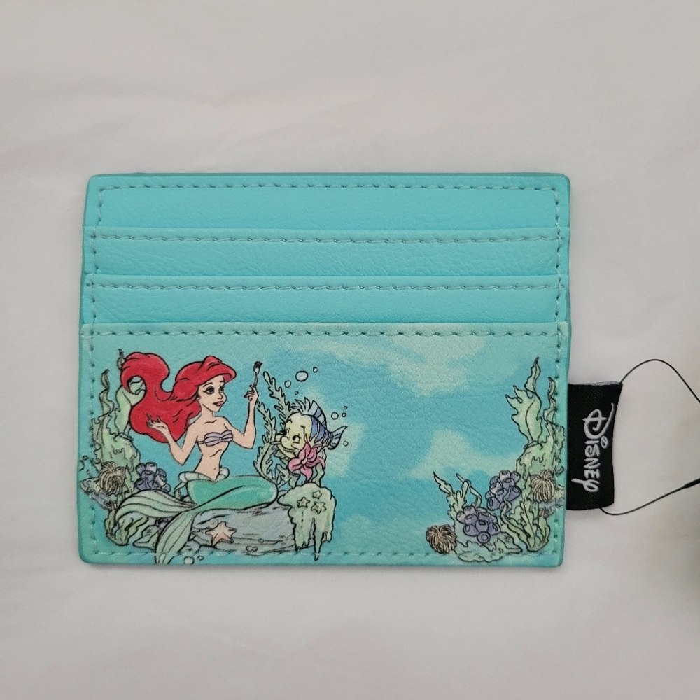 Loungefly Disney The Little Mermaid Kiss the Girl Cardholder - Picture 5 of 6